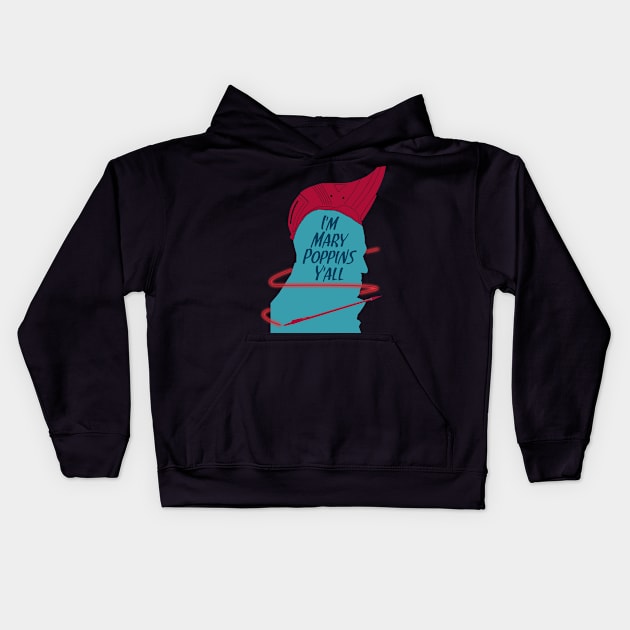 Mary Poppins Kids Hoodie by aliciahasthephonebox